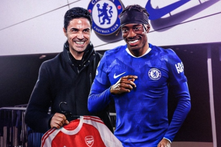 電訊報(bào)：馬杜埃凱場(chǎng)均射門、推進(jìn)、奪回球權(quán)均高過薩卡&馬丁內(nèi)利