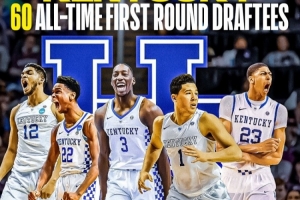 培養(yǎng)首輪秀最多的大學(xué)：肯塔基60個高居第一 杜克&北卡緊隨其后