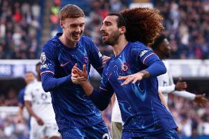 本賽季藍(lán)軍隊內(nèi)射手榜：帕爾默18球居首，恩昆庫15球&杰克遜13球