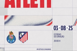 官方：馬競將與波爾圖進(jìn)行季前賽，時(shí)間定于8月4日凌晨2:00