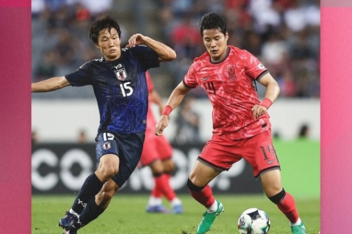 媒體人：韓國主場(chǎng)輸日本三四隊(duì)&對(duì)日3連敗，亞軍拿得比國足還難受
