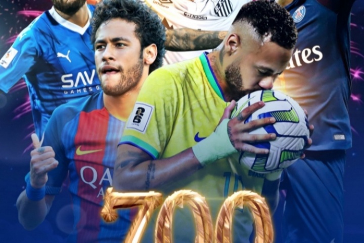 里程碑！33歲內馬爾目前生涯443球257助，732場造700球！