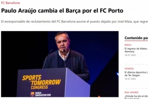 每體：前巴薩首席球探保羅-阿勞霍轉(zhuǎn)投波爾圖出任球探總監(jiān)