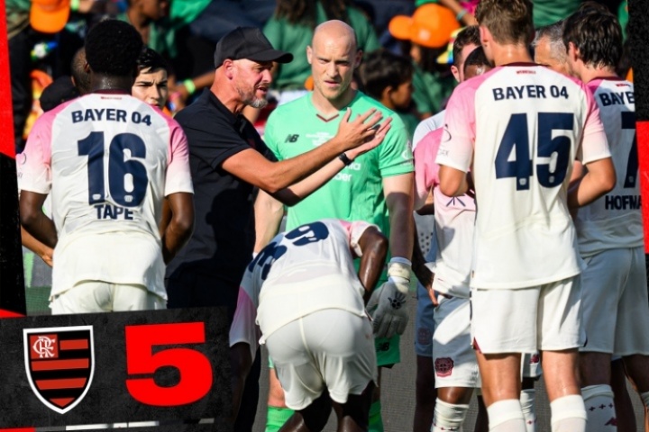 首秀被青年隊(duì)爆殺??滕哈赫首戰(zhàn)，勒沃庫(kù)森1-5慘負(fù)弗拉門戈U20