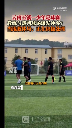 小球員看呆了??青少年足球教練不滿判罰動手打裁判，演變?yōu)槿簹? >
                                        </div>
                                    </div>
                                    <div   id=