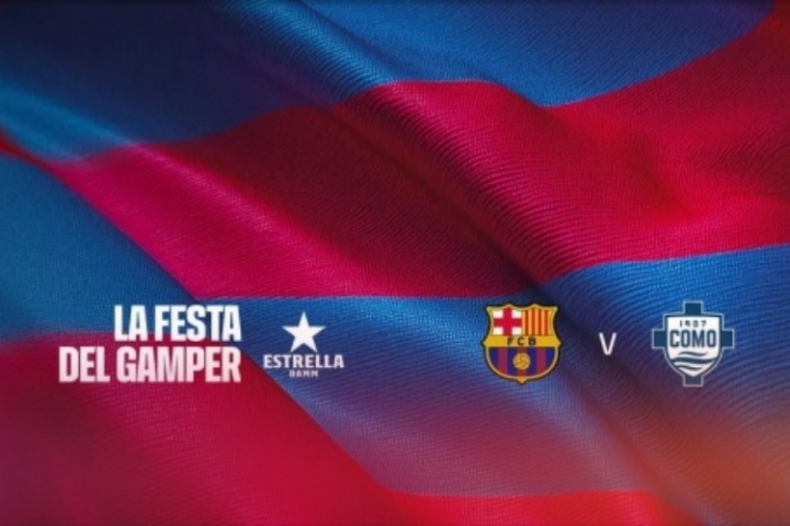 巴薩官方：甘伯杯將對(duì)陣科莫，比賽在約翰-克魯伊夫球場(chǎng)舉行