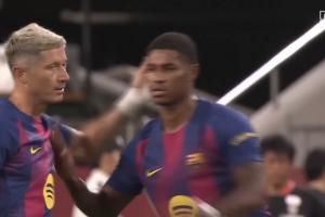 拉師傅首秀！巴薩下半場11人全換：拉什福德、萊萬、奧爾莫登場