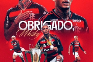 弗拉門戈官方告別右后衛(wèi)韋斯利：去闖蕩世界吧，我們的孩子