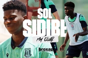 羅馬諾：埃因霍溫將簽斯托克城19歲中場(chǎng)西迪貝，合同4年