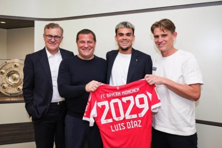 拜仁官網(wǎng)發(fā)布埃貝爾、弗羅因德采訪：簽下迪亞斯是團隊合作的成果