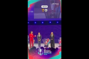 李夢雯：很榮幸能代表我的隊友及團隊來參加2026亞洲杯抽簽儀式