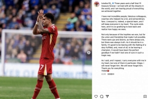 迪亞斯深情告別紅軍：永遠不會忘記若塔，謝謝你們給予我的一切