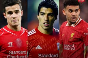 7500萬迪亞斯躋身TOP3！利物浦賣人榜：庫蒂尼奧1.35億→巴薩居首