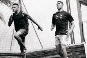 哥倆好！姆巴佩社媒曬與阿什拉夫一起訓(xùn)練照片