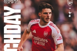 北倫敦德比海報(bào)：賴斯、帕普-薩爾、約翰遜、庫杜斯出鏡