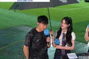 原來是誤會(huì)？孫興慜采訪時(shí)讓女團(tuán)成員撐傘??引發(fā)爭議