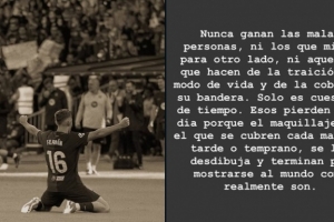 什么情況??巴薩中場(chǎng)費(fèi)爾明發(fā)社媒稱壞人永遠(yuǎn)不會(huì)獲勝，隨后刪除