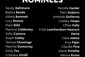 女足金球獎30人候選：邦馬蒂、普特拉斯領(lǐng)銜，阿森納女足7人入選