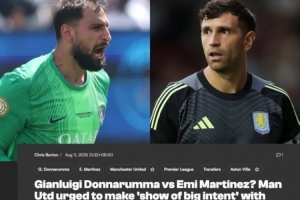 布朗：曼聯(lián)能簽多納魯馬就太棒了，他比大馬丁年輕&門線技術(shù)很強(qiáng)