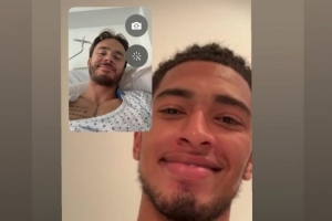 貝林與重傷的麥迪遜視頻通話，社媒送祝福：回歸后會(huì)更出色！