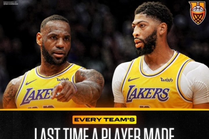 NBA30隊(duì)上次有球員入選一陣時(shí)間！有沒(méi)有讓你感到驚訝的？