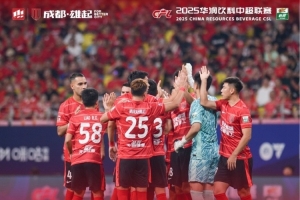 成都蓉城0-0戰(zhàn)平青島海牛，蹇韜當(dāng)選本場比賽最佳球員