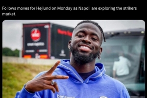 羅馬諾：那不勒斯與阿洛科達(dá)爾取得聯(lián)系，后者是上賽季比甲金靴獎(jiǎng)