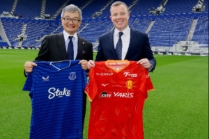 官方：埃弗頓與名古屋鯨達(dá)成戰(zhàn)略合作，雙方將定期交流