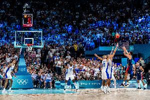 亞布塞萊談奧運(yùn)男籃決賽：巴黎主場如客場 但我們逼出了最強(qiáng)庫里