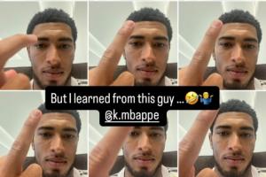 ??還有后續(xù)！迪亞斯回復(fù)姆巴佩：我都是跟貝林厄姆學(xué)的??