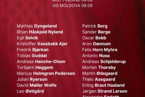 挪威國(guó)家隊(duì)9月大名單：哈蘭德、厄德高、鮑勃、索爾洛特在列