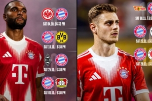 拜仁第6到第9輪將連戰(zhàn)法鷹、多特、門興、藥廠，19日凌晨國家德比