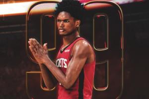 天賦頂天！火箭官方：阿門(mén)-湯普森2K彈跳99聯(lián)盟第一！