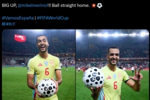 29歲上演職業(yè)生涯首個(gè)帽子戲法！梅里諾賽后帶走比賽用球