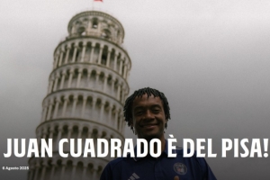 夸德拉多：我希望幫助比薩成功保級，并跟隨哥倫比亞參加世界杯