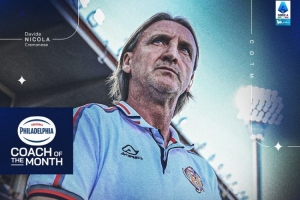 兩戰(zhàn)兩勝！官方：克雷莫內(nèi)塞主帥大衛(wèi)-尼科拉當選意甲8月最佳教練