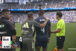 8個(gè)后衛(wèi)全上一遍！10人皇馬補(bǔ)時(shí)換上阿拉巴，621陣型全力死守！