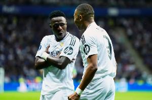 TA：維尼修斯團隊以姆巴佩加盟時獲簽字費為例，要求皇馬大幅加薪