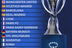 女足歐冠聯(lián)賽階段18強(qiáng)出爐：皇馬、曼聯(lián)、羅馬通過資格賽晉級