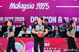 中國籍裁判胡靜執(zhí)裁U16女籃亞洲杯決賽