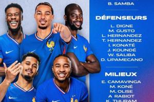 法國名單：姆巴佩領(lǐng)銜 埃基蒂克、科曼、恩昆庫在列 馬特塔首入選