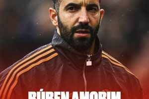 阿莫林執(zhí)教曼聯(lián)以來總戰(zhàn)績：50場比賽20勝9平21負，勝率40%