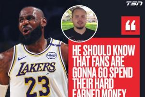 高價買球票起訴詹姆斯的球迷：他該知道球迷們花的都是辛苦錢