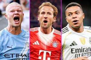 三位神鋒數(shù)據(jù)對比：哈蘭德12場21球 凱恩12場19球 姆巴佩13場17球