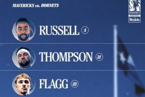 獨行俠首發(fā)：拉塞爾&克萊搭檔后場 濃眉打4 外加弗拉格&萊夫利