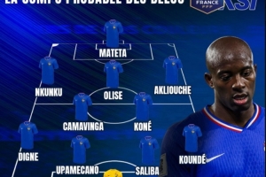 法媒預測法國對陣冰島首發(fā)：馬特塔出戰(zhàn)，于帕、薩利巴搭檔中衛(wèi)