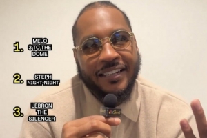 安東尼評(píng)五大標(biāo)志性慶祝動(dòng)作：自己三分 庫里晚安 詹姆斯消音器