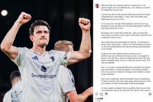 他值得！羅馬諾罕見撰長文為馬奎爾發(fā)聲：任世人指摘，別放棄夢想