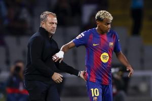 弗里克：大勝為國家德比奠定信心，亞馬爾將以百分百狀態(tài)出戰(zhàn)皇馬