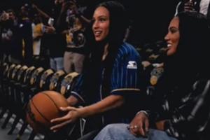 ??庫里女兒長大了！萊莉用排球動作傳球給庫里完成間接助攻